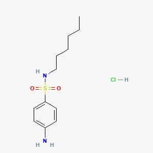 4-amino-N-hexylbenzenesulfonamide hydrochloride