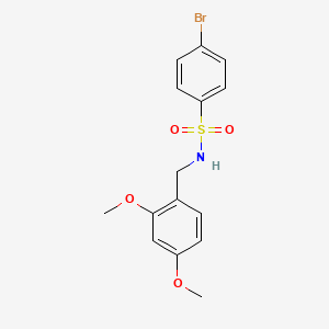 4-bromo-N-(2,4-dimethoxybenzyl)benzenesulfonamide