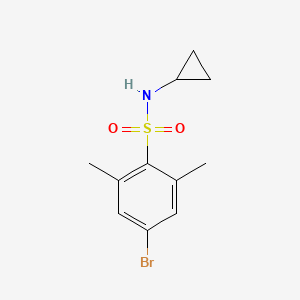 4-bromo-N-cyclopropyl-2,6-dimethylbenzenesulfonamide