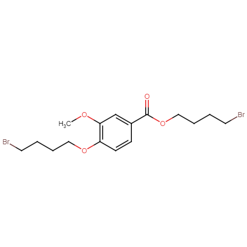 4-bromobutyl 4-(4-bromobutoxy)-3-methoxybenzoate