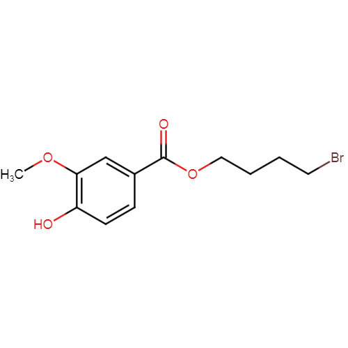 4-bromobutyl 4-hydroxy-3-methoxybenzoate