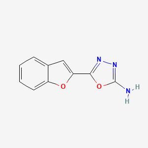 5-(1-Benzofuran-2-yl)-1,3,4-oxadiazol-2-amine
