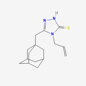 5-(1-adamantylmethyl)-4-allyl-4H-1,2,4-triazole-3-thiol