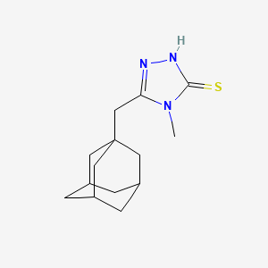 5-(1-adamantylmethyl)-4-methyl-4H-1,2,4-triazole-3-thiol