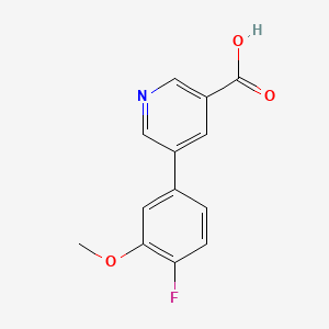 5-(4-Fluoro-3-methoxyphenyl)nicotinic acid