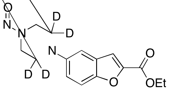 5-(4-Nitrosopiperazin-1-yl)benzofuran-2-carboxylic Acid Ethyl Ester-d4