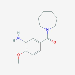 5-(Azepane-1-carbonyl)-2-methoxyaniline