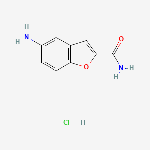 5-Amino-1-benzofuran-2-carboxamide hydrochloride