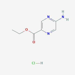 5-Amino-pyrazine-2-carboxylic acid ethyl ester hydrochloride