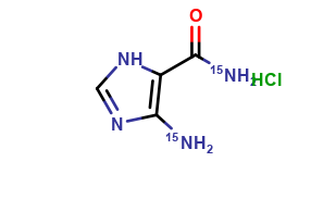 5-Aminoimidazole-4-carboxamide-15N2 Hydrochloride