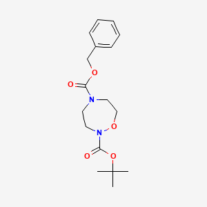 5-Benzyl 2-tert-butyl 1,2,5-oxadiazepane-2,5-dicarboxylate
