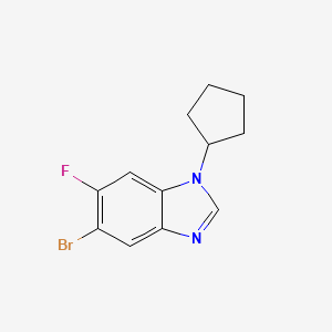 5-Bromo-1-cyclopentyl-6-fluorobenzimidazole