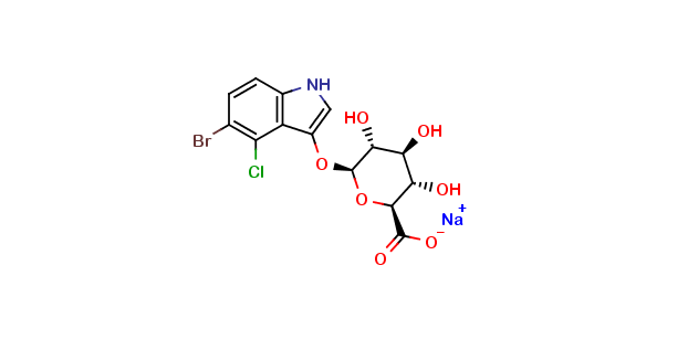 5-Bromo-4-chloro-3-indolyl-β-D-glucuronide sodium salt