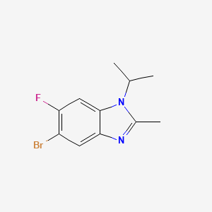 5-Bromo-6-fluoro-1-isopropyl-2-methylbenzimidazole