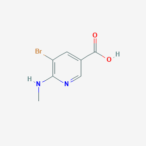 5-Bromo-6-methylamino-nicotinic acid