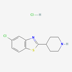 5-Chloro-2-piperidin-4-yl-1,3-benzothiazole hydrochloride