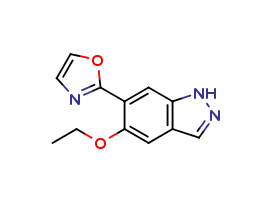 5-Ethoxy-6-oxazol-2-yl-1H-indazole