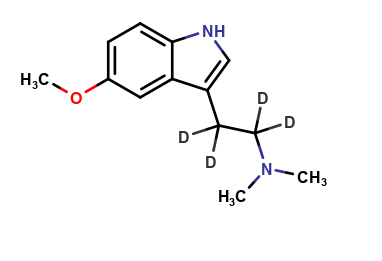 5-Methoxy-N,N-dimethyl-1H-indole-3-ethan-a,a,b,b-d4-amine