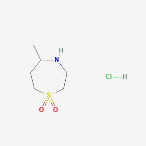5-Methyl-1,4-thiazepane-1,1-dione hydrochloride