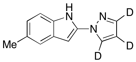 5-Methyl-2-(1H-pyrazol-1-yl)-d3-1H-indole