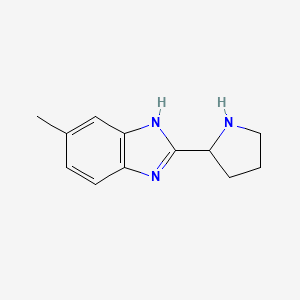 5-Methyl-2-pyrrolidin-2-yl-1H-benzimidazole dihydrochloride