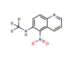 5-Nitro-6-methylaminoquinoline-d3