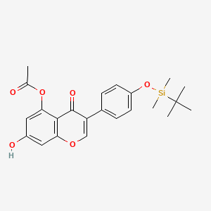 5-O-Acetyl-4-O-tert-butyldimethylsilyl Genistein