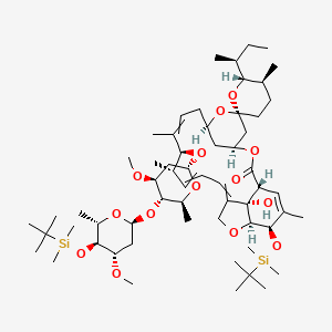 5-O-Demethyl-4’’,5-bis-O-[(1,1-dimethylethyl)dimethylsilyl]-22,23-dihydro-Avermectin A1a