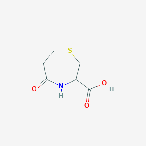 5-Oxo-1,4-thiazepane-3-carboxylic acid
