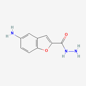 5-amino-1-benzofuran-2-carbohydrazide