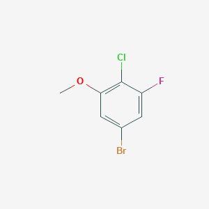 5-bromo-2-chloro-1-fluoro-3-methoxybenzene