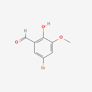 5-bromo-2-hydroxy-3-methoxybenzenecarbaldehyde