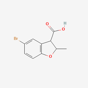 5-bromo-2-methyl-2,3-dihydrobenzofuran-3-carboxylic acid
