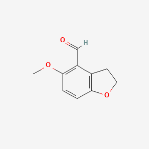 5-methoxy-2,3-dihydrobenzofuran-4-carbaldehyde