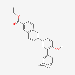 6-[(3-Adamantyl-4-methoxyphenyl)]-2-naphthoic Acid Ethyl Ester
