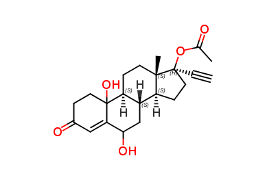 6, 10 dihydroxy Norethindrone Acetate