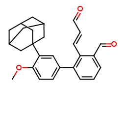 6-[3-(1-adamantyl)-4-methoxyphenyl]2-formyl cinnamaldehyde one