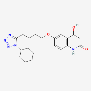 6-(4-(1-cyclohexyl-1H-tetrazol-5-yl)butoxy)-4-hydroxy-3,4-dihydroquinolin-2(1H)-one