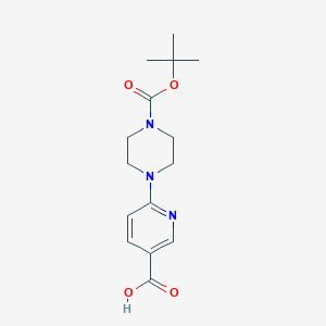 6-[4-(tert-Butoxycarbonyl)piperazino]-nicotinic acid