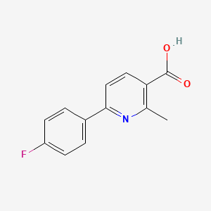 6-(4-Fluoro-phenyl)-2-methyl-nicotinic acid