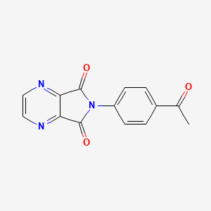 6-(4-acetylphenyl)-5H-pyrrolo[3,4-b]pyrazine-5,7(6H)-dione