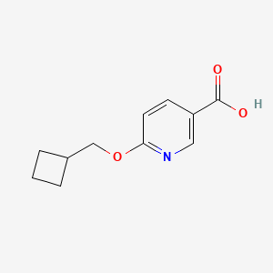 6-(Cyclobutylmethoxy)nicotinic acid