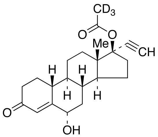 6α-Hydroxy Norethindrone Acetate-d3