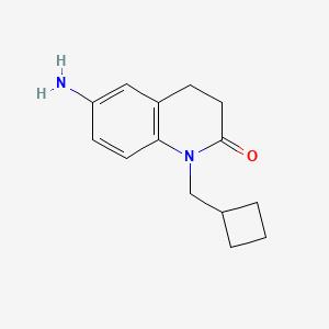 6-Amino-1-(cyclobutylmethyl)-1,2,3,4-tetrahydroquinolin-2-one