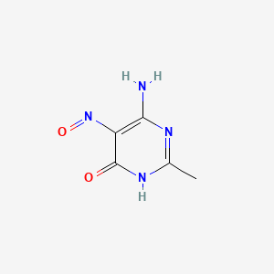 6-Amino-2-methyl-5-nitroso-1H-pyrimidin-4-one