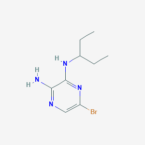 6-Bromo-n2-(pentan-3-yl)pyrazine-2,3-diamine