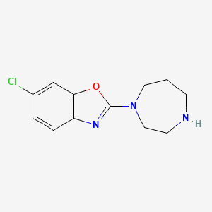 6-Chloro-2-(1,4-diazepan-1-yl)-1,3-benzoxazole