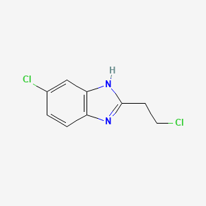 6-Chloro-2-(2-chloroethyl)-1H-benzimidazole