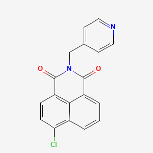 6-Chloro-2-(4-pyridinylmethyl)-1H-benz[de]isoquinoline-1,3(2H)-dione