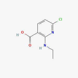 6-Chloro-2-ethylaminonicotinic Acid